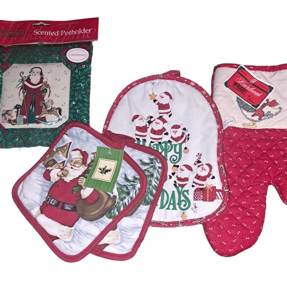 NEW WITH TAGS - Holiday Christmas Kitchen & bathroom Towels Santa Diffuser - Picture 5 of 8